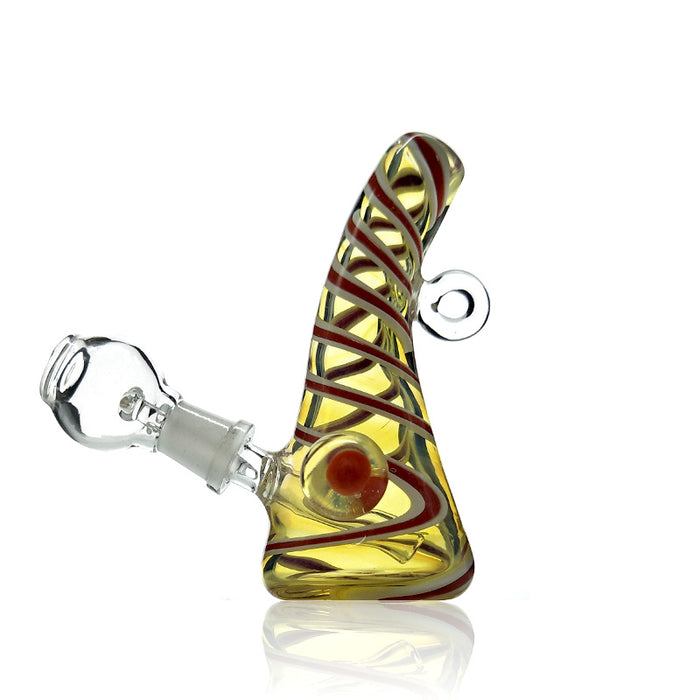 Mini Durbine Style Hookah Glass Smoking Water Pipe with Accents 234#