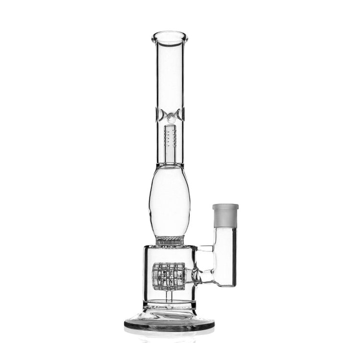 14" Tall Honeycomb Bong With Tire Style And Honeycomb Glass  Bongs