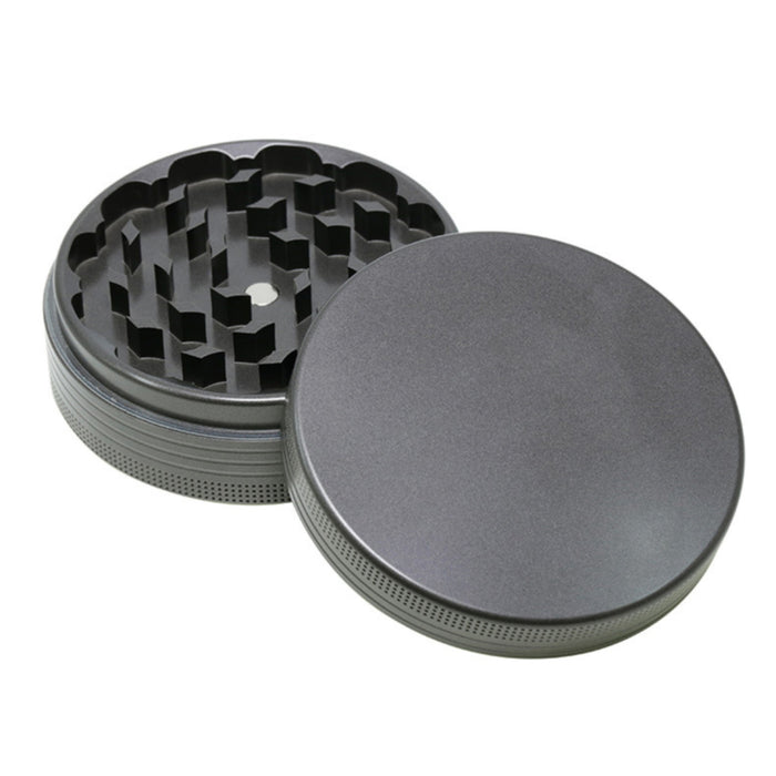 100MM Two-Layer Ceramic Washable Herb Grinder-Gun-black