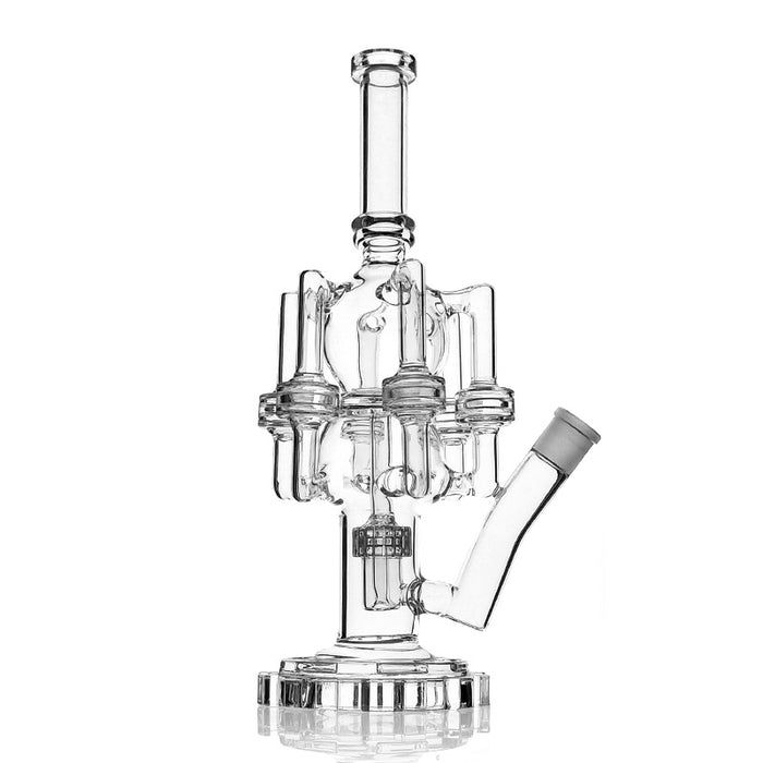 Multiple Filtering Recycler Glass Smoking Water Pipe