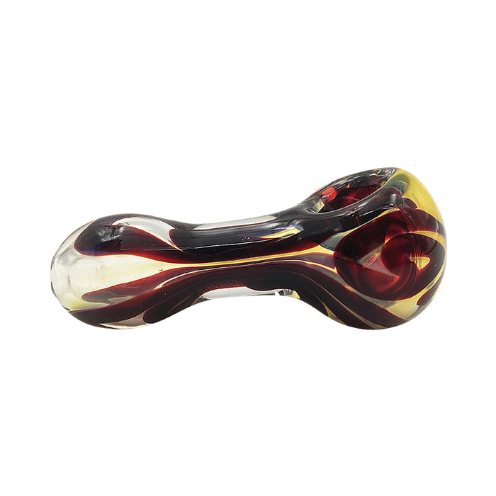 Glass Pipe Smoking Tobacco Hand Pipe Spoon Dry Pipes 289#