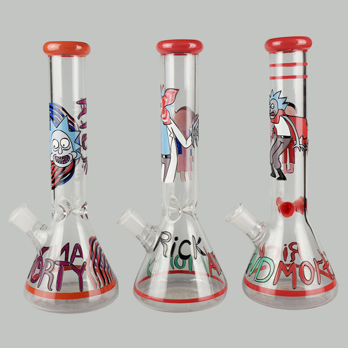 Rick & Morty Beaker Bong | Red Accents