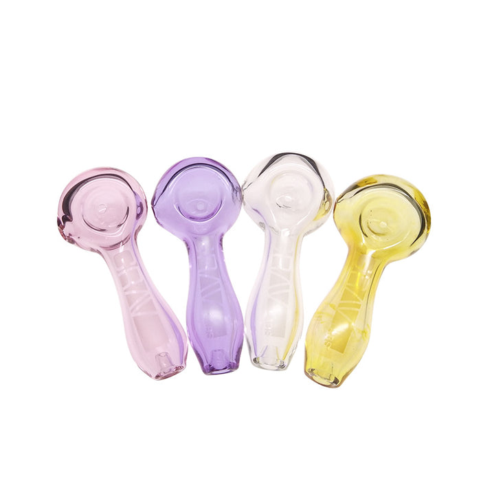 Grav Labs Spoon Pipe Glass Hand Pipe Multiple Colour 029#