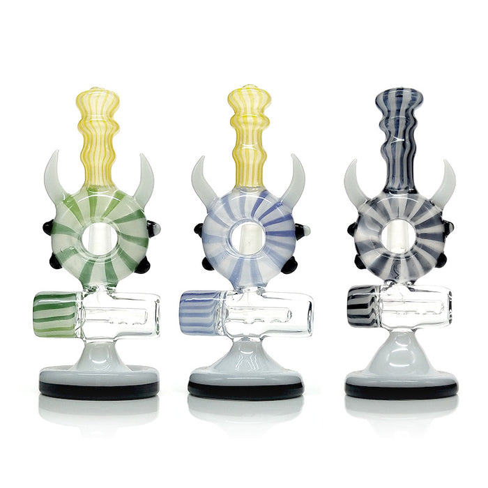 7" New Arrival Mini Glass Bubbler Water Pipe 245#