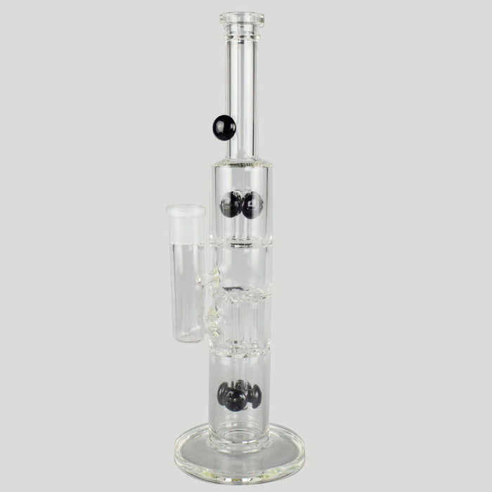 Big and Tall Design Glass Water Bong Straight Bong for Smoking 414#