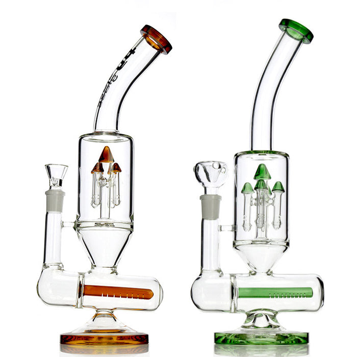 Bent Neck Glass Water Pipe Recycle Pipe with Female Joint