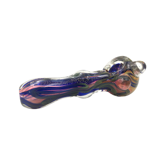 Glass Hand Pipe for Smoking People with Blue Color 301#
