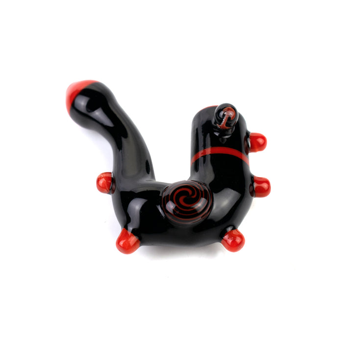 New arrival glass pipe balck color G50