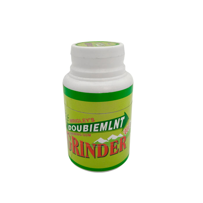 3 layer Creative Classic Fashion Hidden Chewing Gum Extra Style Metal Herbal Grinder Herb Tobacco Grinder Smoking Pipe Hookah