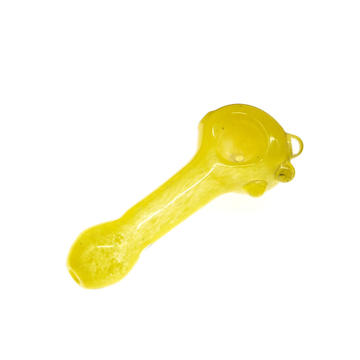 Factory Price Frit Long Glass Fumed Spoon for Smoking Tobacco 058#