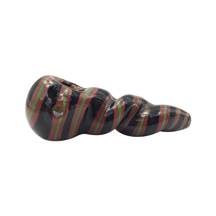 Glass Pipes Smoking Hand Pipe Colorful Pipe 4.2" Length 279#
