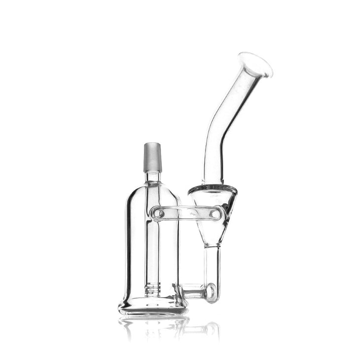8" Tall 14MM Male Joint Recycle Dab Rig Glass Water Pipe