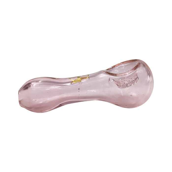Flashy  Glass Pipe Pink Color Pipes  Hand Pipes 271#