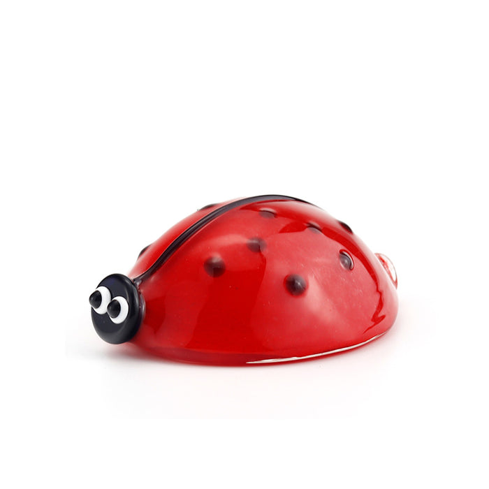 Red Beetle  Glass Spoon Pipe High Quality 602#