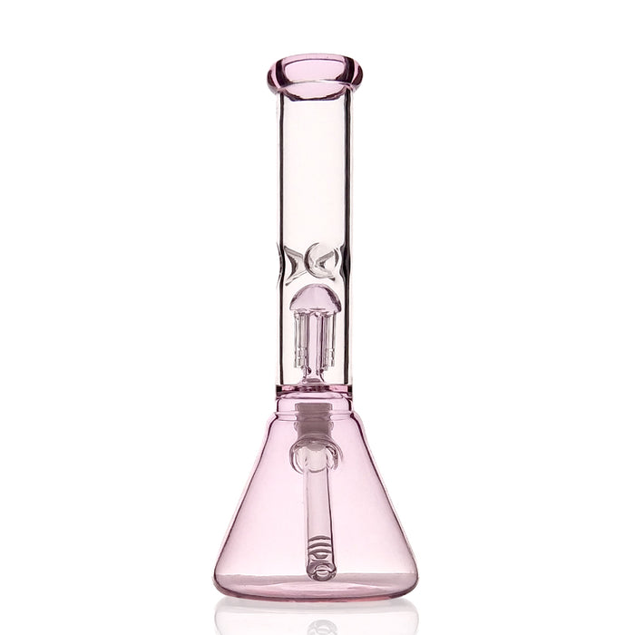 Pink Glass Smoking Water Pipes with Diffused Downstem