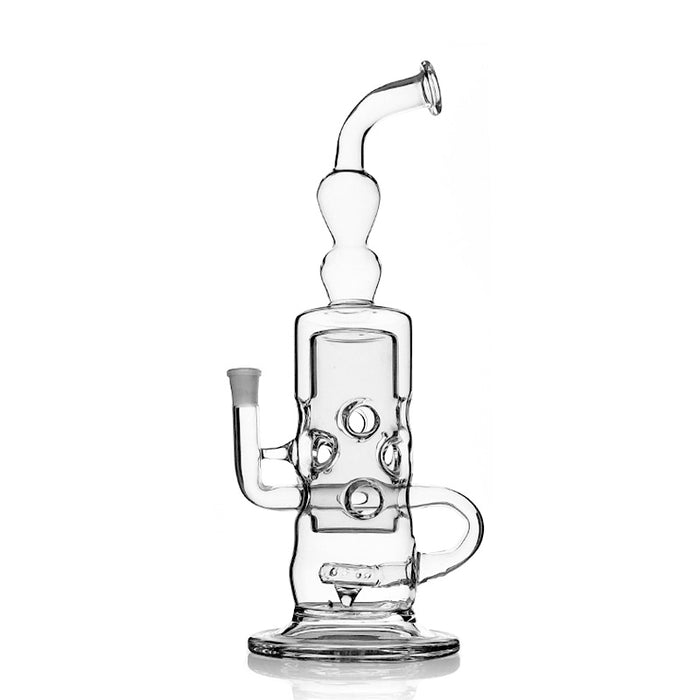 14.5 Inches Tall Feb Egg Thick Glass Hookahs Dab Rigs With 14mm Bowl