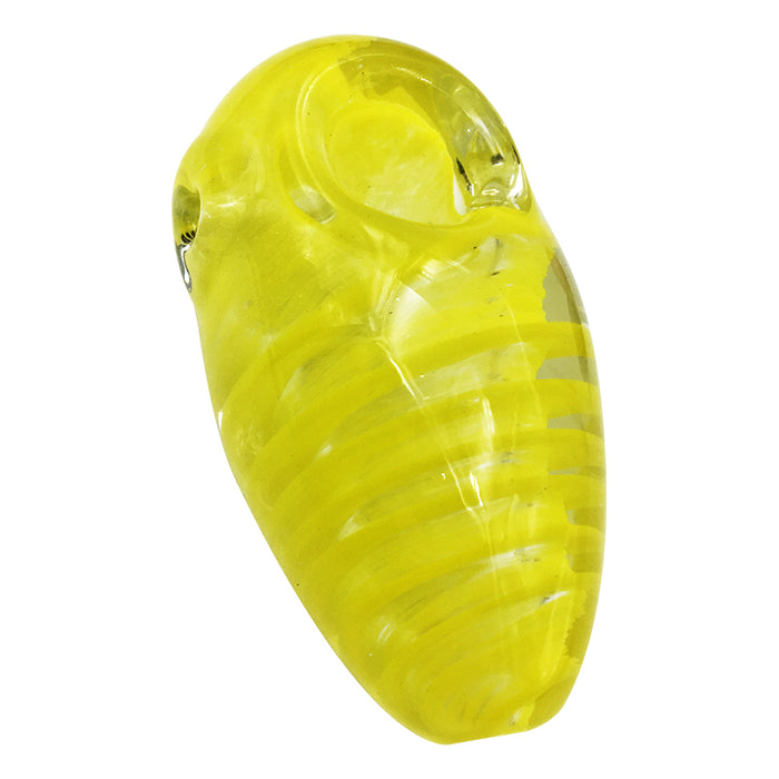 Inside Stripes Glass Bee Pupa Mini Hand Pipe Multiple Colour 027#