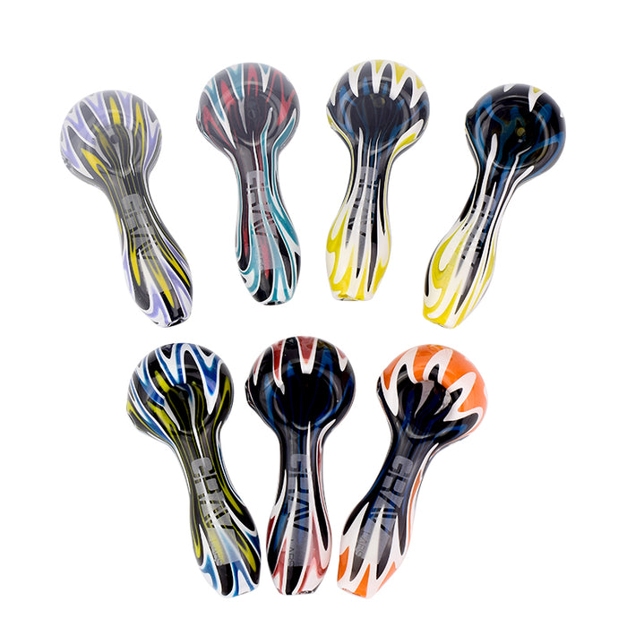 Grav Labs Spoon Pipe 6 Colors Hlame Striped Pipe 004#