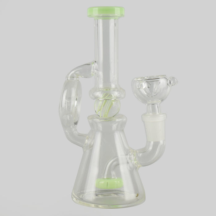 Glass Beaker Water Pipe Clear Glass Pipe DAB Rig Pipe 395#
