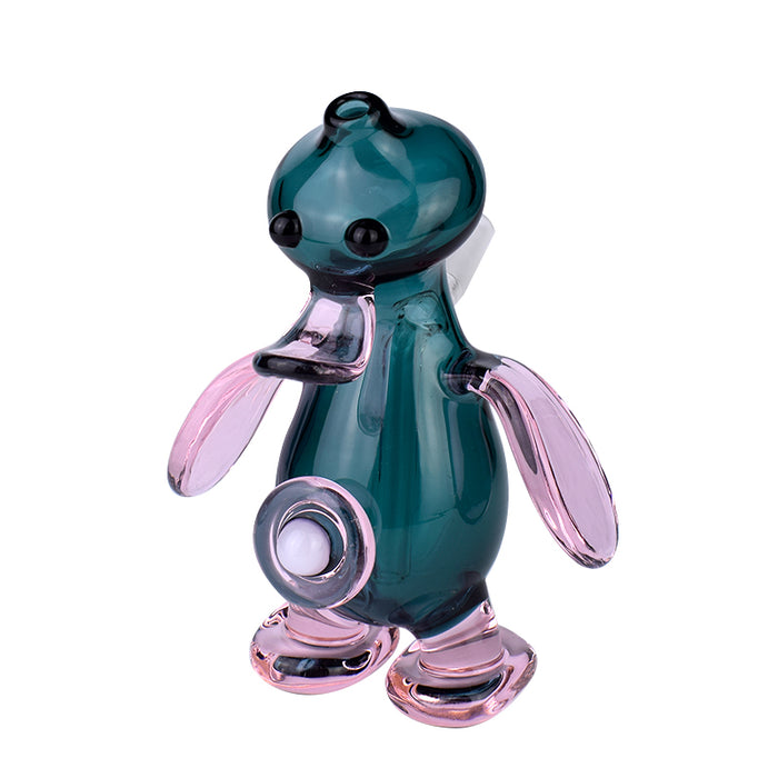 Pokemon Golduck/Psyduck Design Glass Hand Pipe 128#