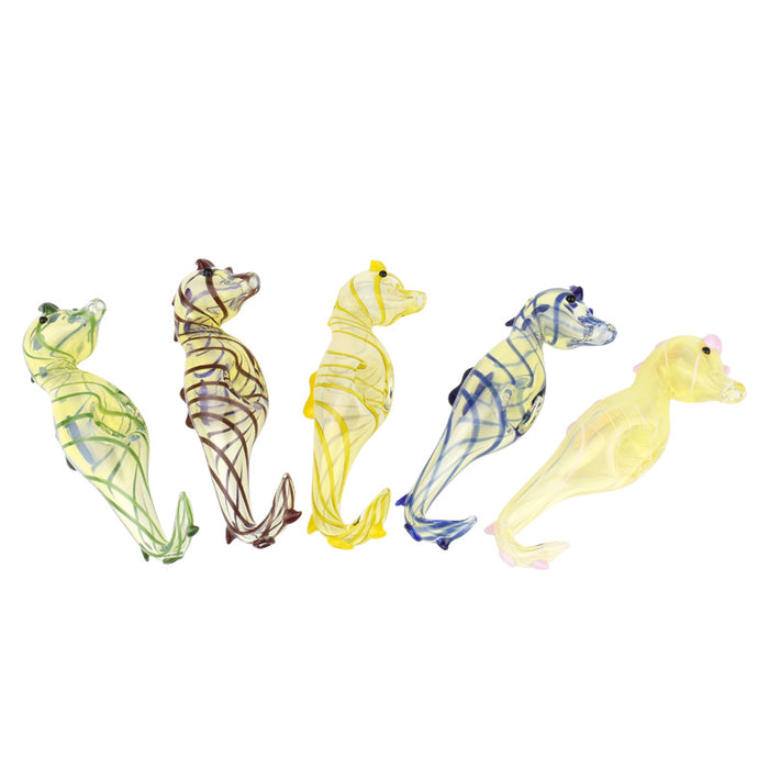Multi-colored Seahorse Pipes High-end Pipe 591#