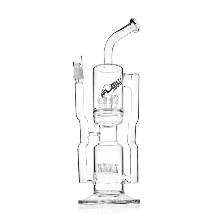JM Flow Sci Glass Recycler with Sprinkler Perc to Cross Perc
