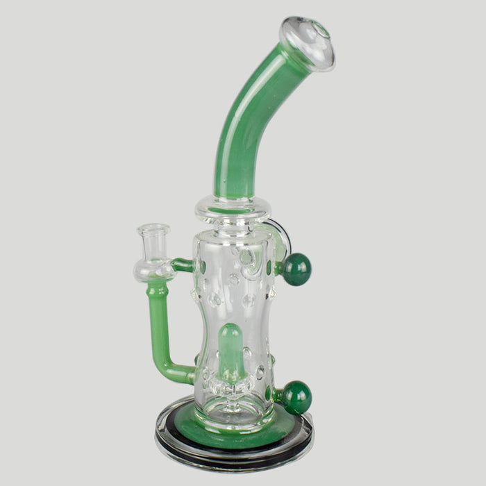 New Design Glass Water Bong Recycle Bong for Smoking 413#