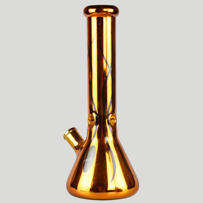 Golden 18mm Joint 12.8 Inches Bong Oil Dab Rig Glass Water Pipe 410#