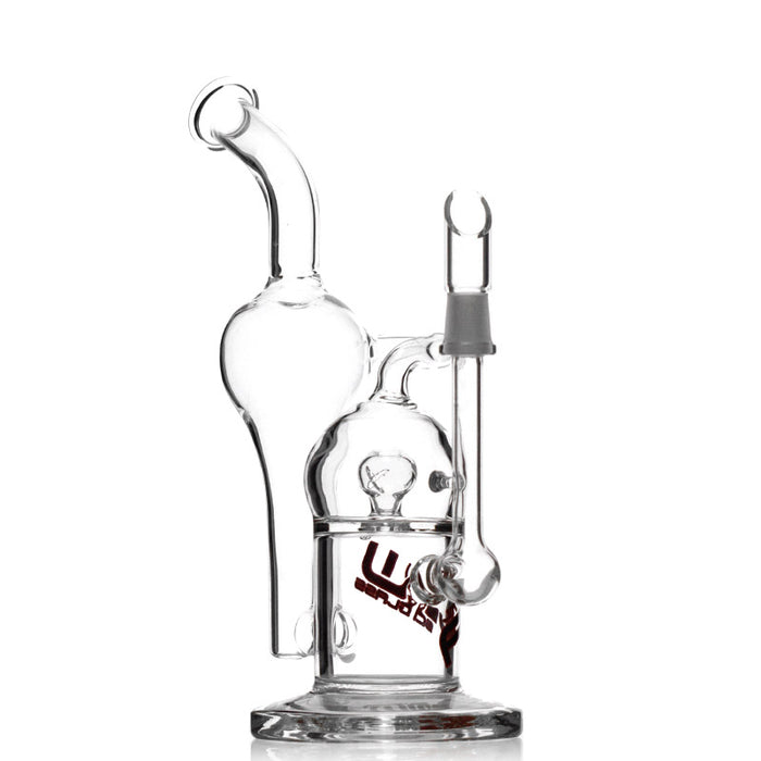 JM Flow Sci Glass Crystal Ball Perc 8" Mini Recycler