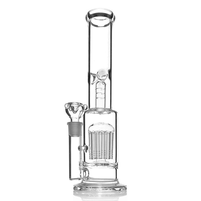 Straight Glass Pipe Glass Smoking Water Pipe with Down Tree Perc Thick Glass