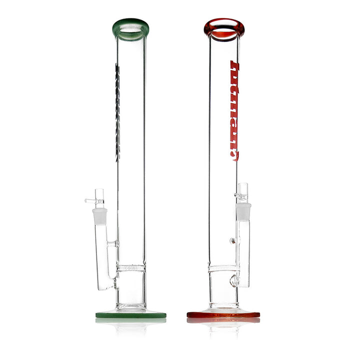 18.5" Hitman Glass Tall Straight Tube with Logo Perc