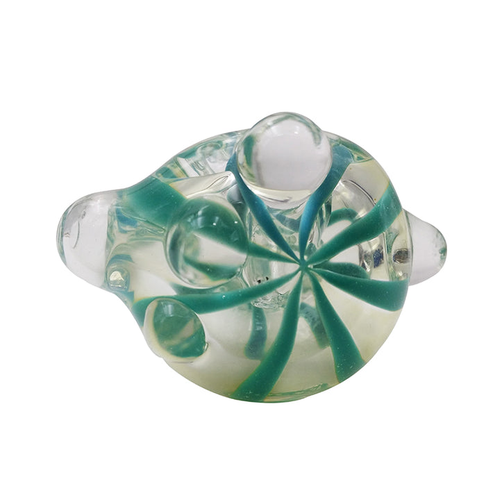 Green Color Glass Spoon Pipe Good Design 435#