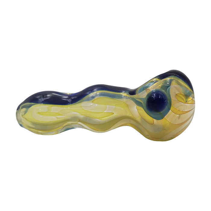 Wholesale Hookah Glass Pipes for Smoking Herb Hand Pipes Spoon Pipe 438#