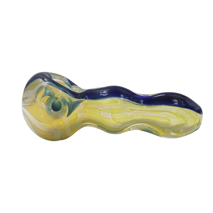 Wholesale Hookah Glass Pipes for Smoking Herb Hand Pipes Spoon Pipe 438#