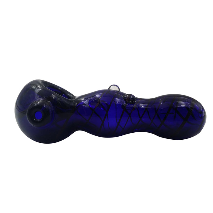 Wholesale Blue Glass Pipes Smoking Pipes 439#