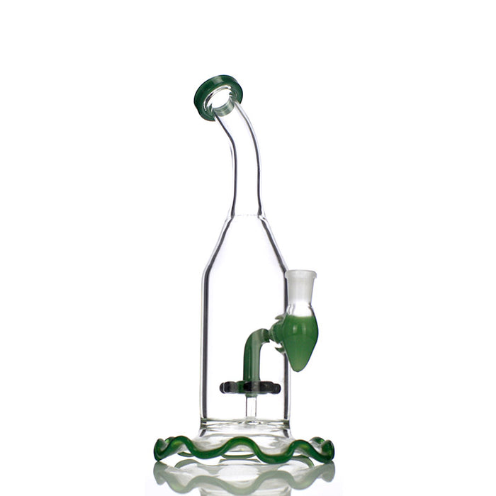Vase Design Recycler Glass Smoking Water Pipe with Big Base