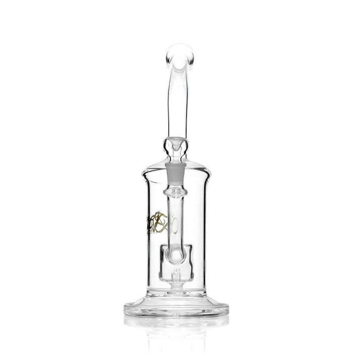 Burner Glassworks -12" Bent Neck Barrel Perc Bong