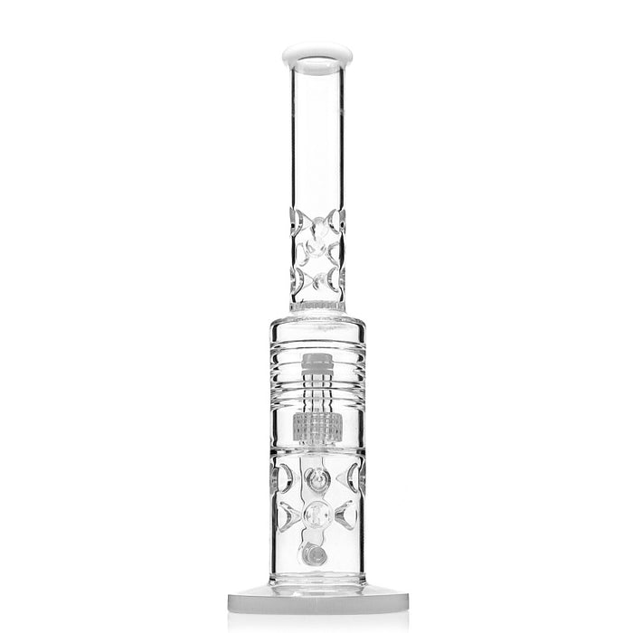 17 Inches Big Glass Water Bong Thick Glass Pipe Oil Rig Bong