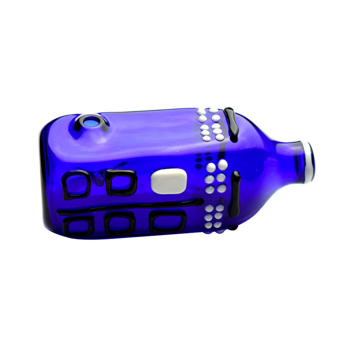 Unique Design Glass Hand Pipe Blue Color 579#