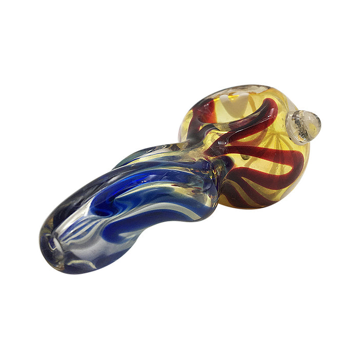 Amazing Color Glass Hand Pipe Spoon Pipes Bowl 320#