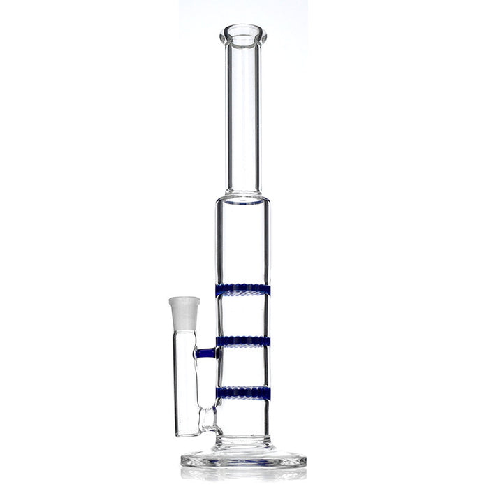 Triple Honeycomb Disc Perc Straight Pipe
