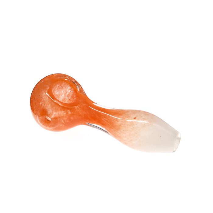 Colored Inside-out Fumed Frit Spoon Pipe Best Gift for Smoking 033#