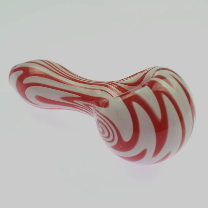 New Arrival Glass Spoon Pipes Red Color 632#