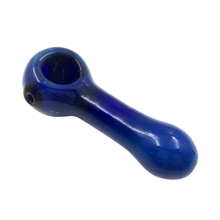 Starry Sky Blue & Galaxy White Spoon Pipe Hand Pipe 017#