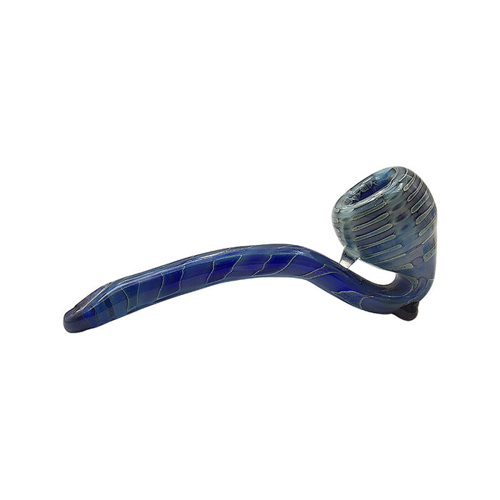 Sherlock Glass Hand Pipe Wholesale Glass Smoking Spoon Pipe 329#