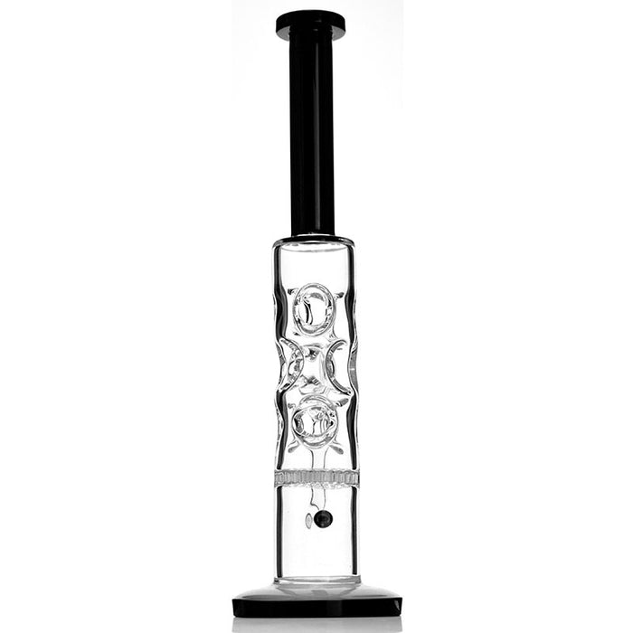 10"  Fab Egg Bong With Honeycomb PERC- Black Color_back-pics_800X800