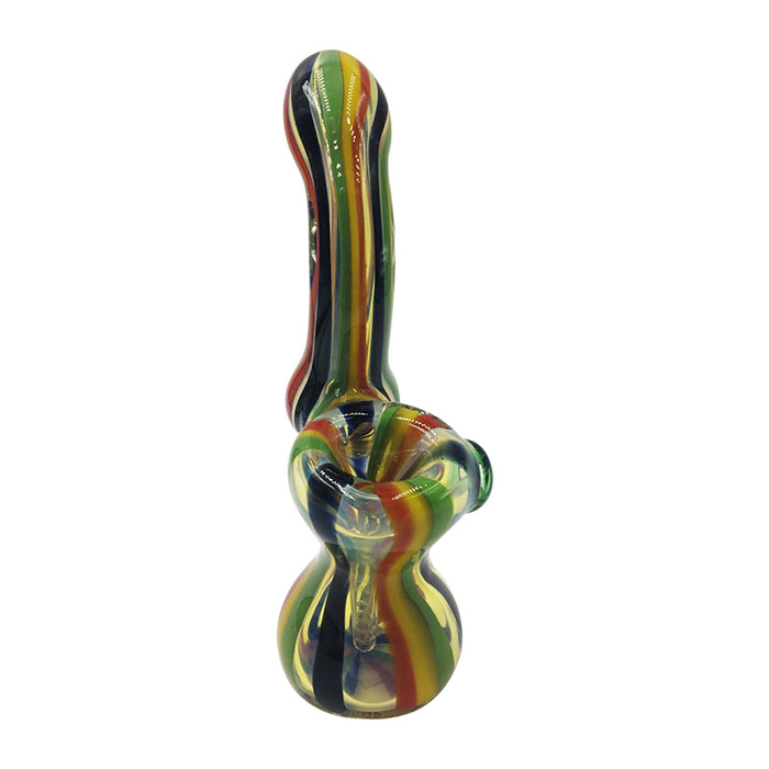 Colorful Bubbler Pipe with Rainbow Colors 529#