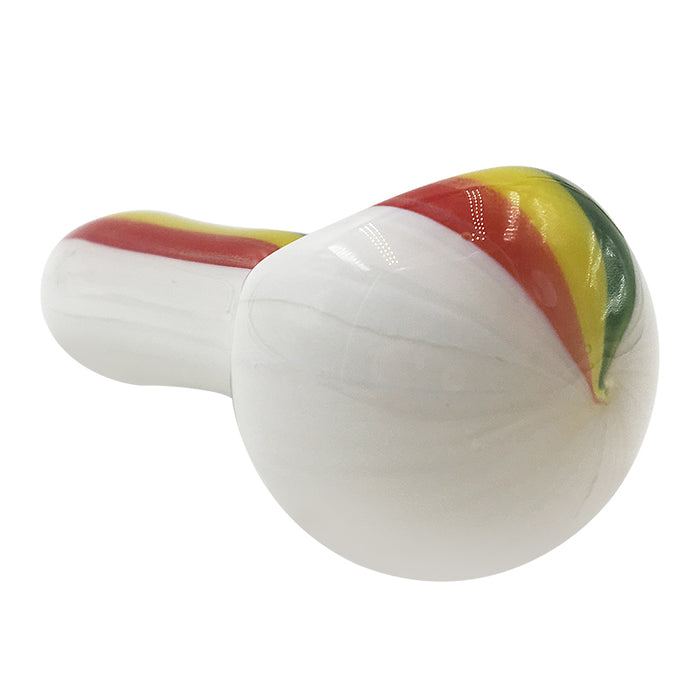 Out-Inside Pink Cross Stripes Big Pattern Bowl Sherlock Glass Spoon Pipe 173#