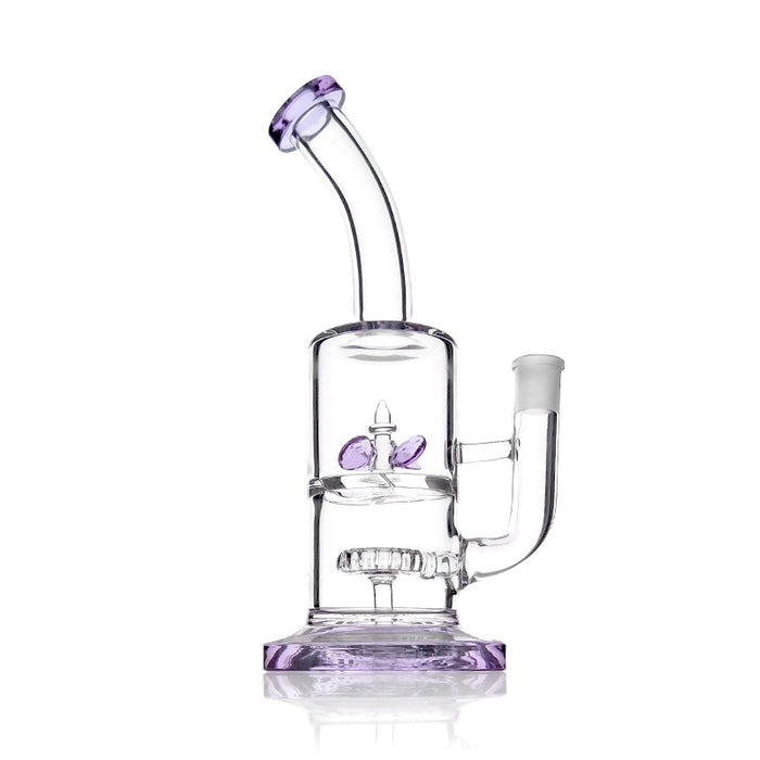 Recyclers Bent Neck Glass Water Pipe Colorful Glass