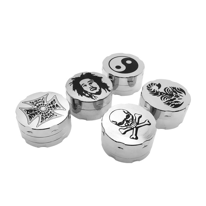 Mini Metal Hard Top CNC herb herbal grinder mill hand Muller